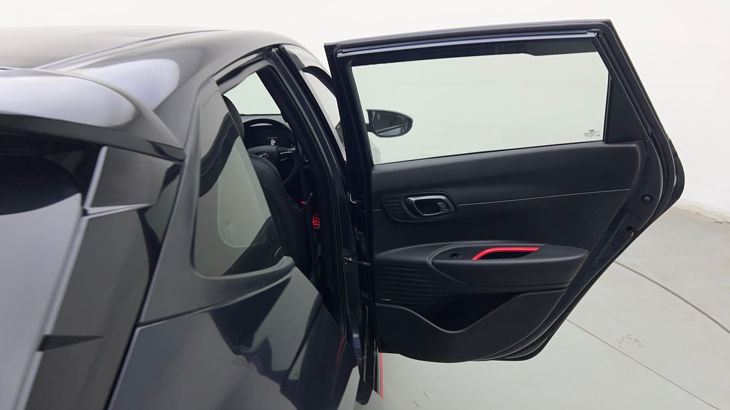 Used 2023 Hyundai i20 N Line N8 1.0 Turbo DCT Petrol Automatic interior RIGHT REAR DOOR OPEN VIEW