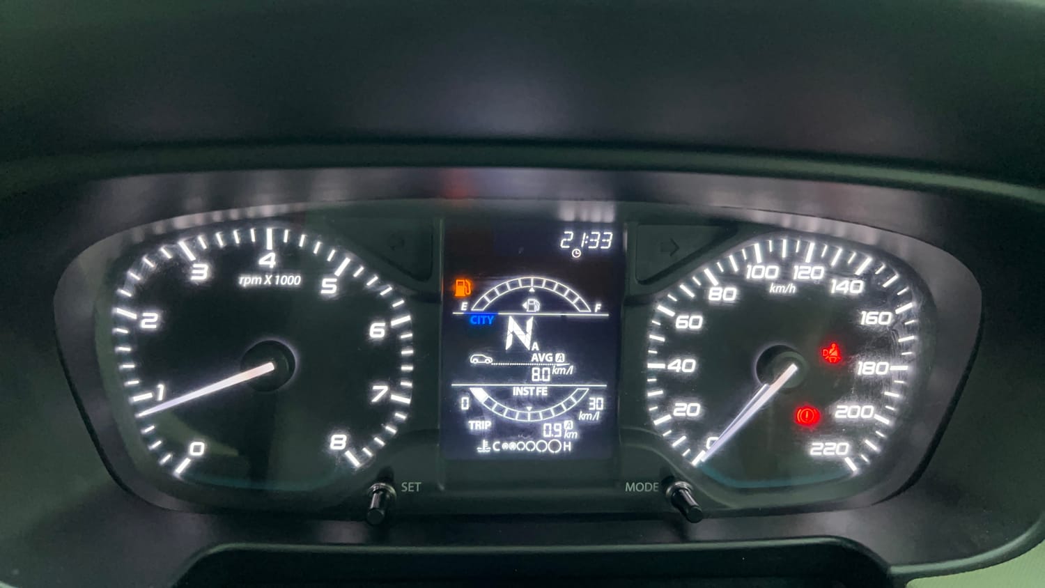 Used 2023 Tata Punch Camo Adventure Rhythm AMT Petrol Automatic interior CLUSTERMETER VIEW
