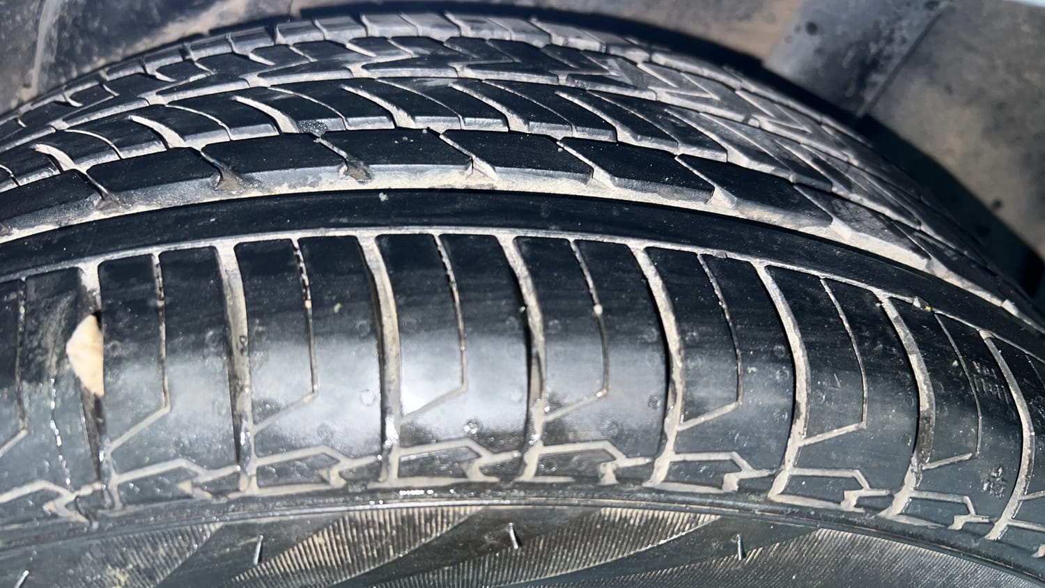 Used 2019 Hyundai Verna SX (O) 1.6 VTVT AT Petrol Automatic tyres LEFT REAR TYRE TREAD VIEW