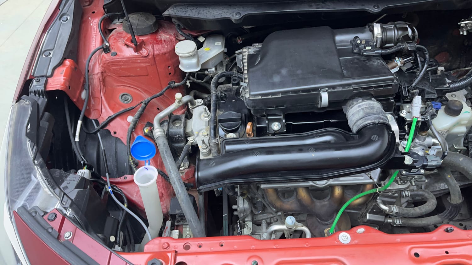 Used 2024 Maruti Suzuki Baleno Zeta AGS Petrol Automatic engine ENGINE RIGHT SIDE VIEW