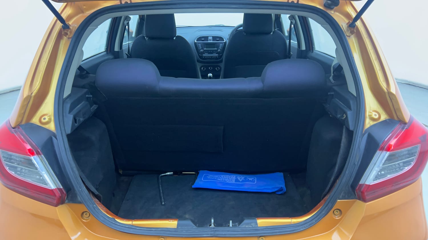 Used 2016 Tata Tiago Revotron XZ Petrol Manual interior DICKY INSIDE VIEW
