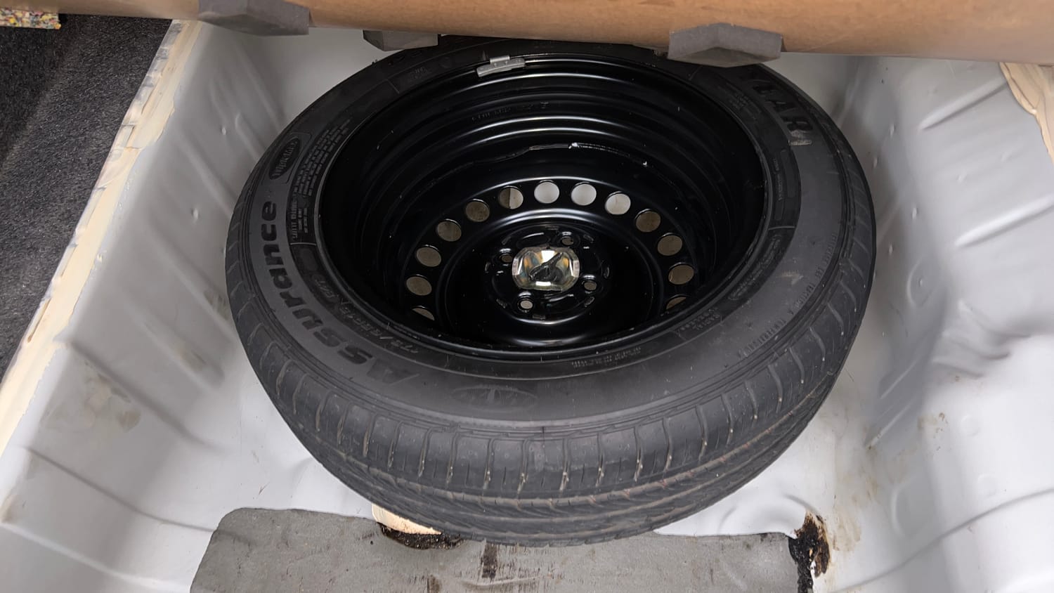 Used 2024 Honda City ZX Petrol CVT Petrol Automatic tyres SPARE TYRE VIEW