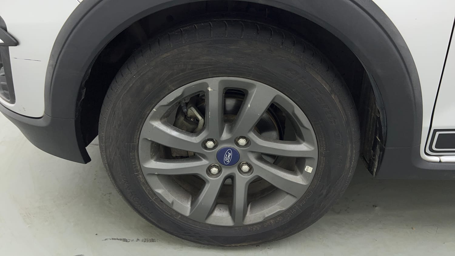 Used 2021 Ford Freestyle Titanium Plus 1.2 Ti-VCT Petrol Manual tyres LEFT FRONT TYRE RIM VIEW