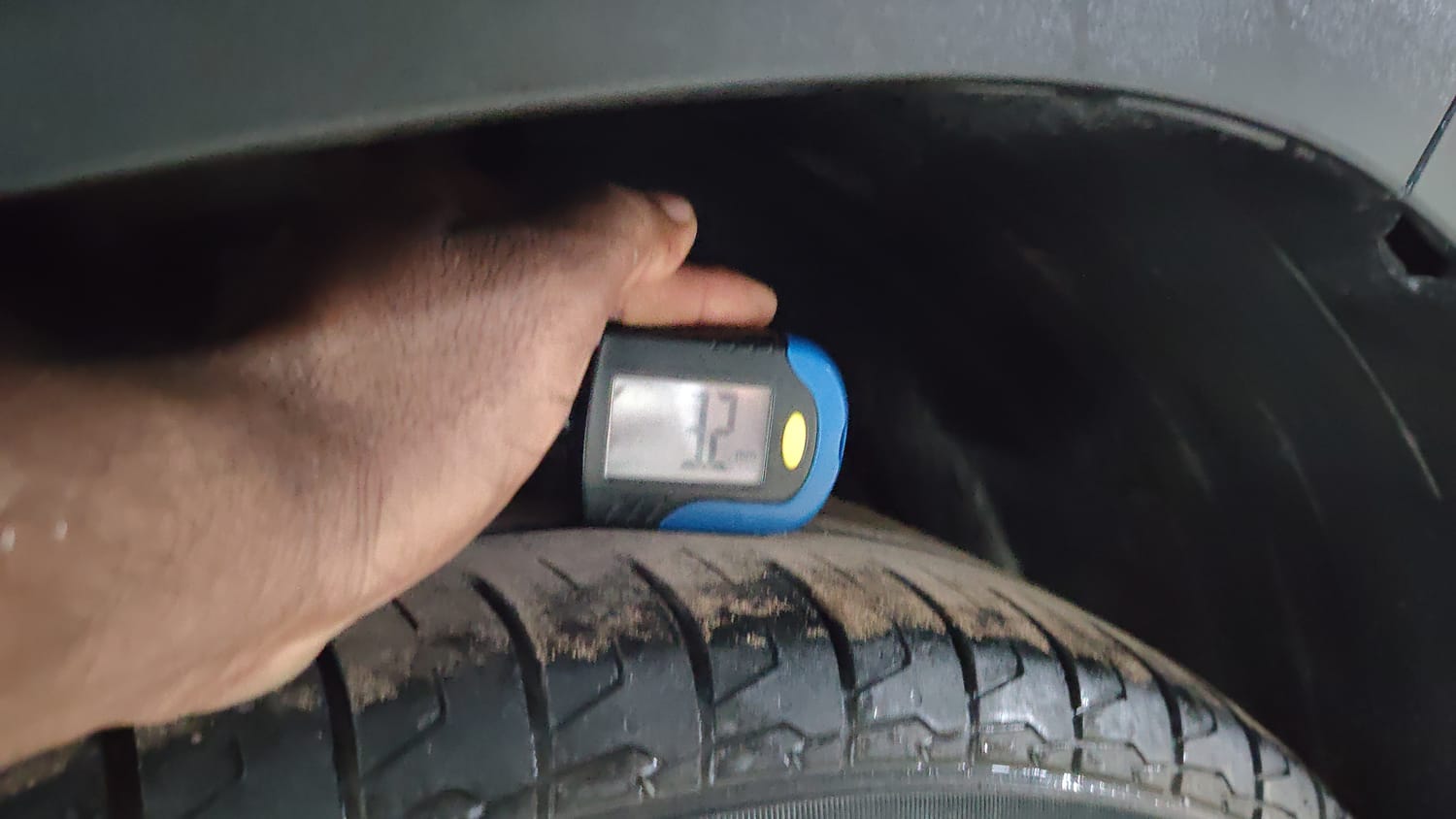 Used 2021 Hyundai Creta SX 1.5 Petrol Petrol Manual tyres LEFT REAR TYRE TREAD VIEW