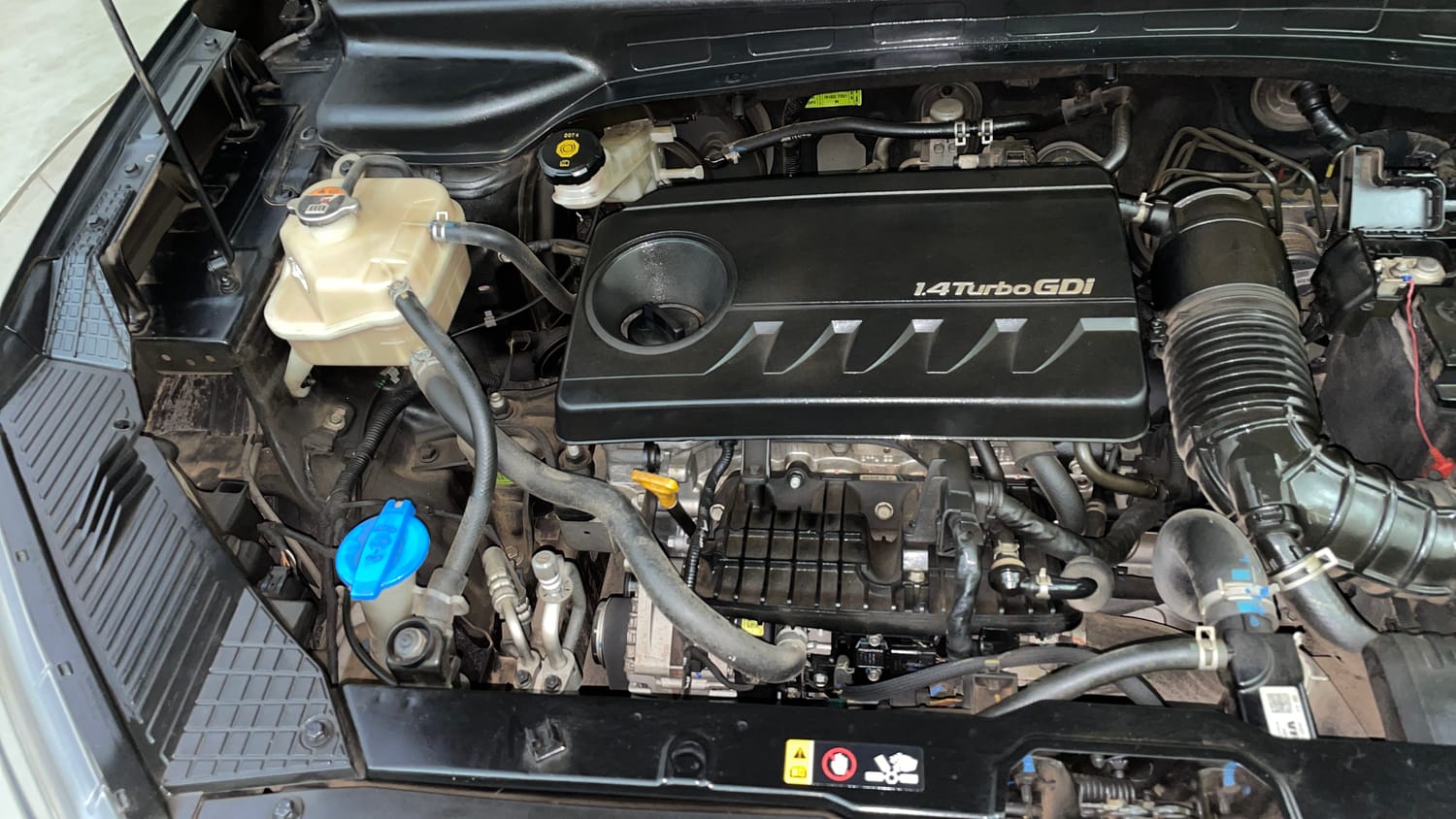 Used 2022 Hyundai Creta SX (O) 1.4 Turbo 7 DCT Petrol Automatic engine ENGINE RIGHT SIDE VIEW