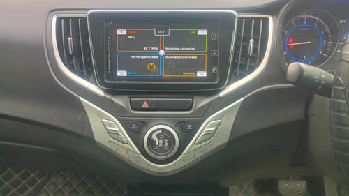 Used 2018 Maruti Suzuki Baleno Alpha 1.2 AT Petrol Automatic interior MUSIC SYSTEM & AC CONTROL VIEW