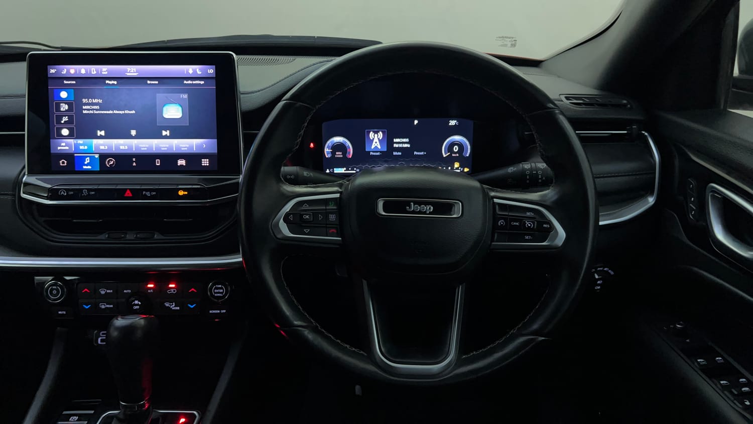 Used 2022 Jeep Compass Model S (O) 1.4 Petrol DCT Petrol Automatic interior STEERING VIEW