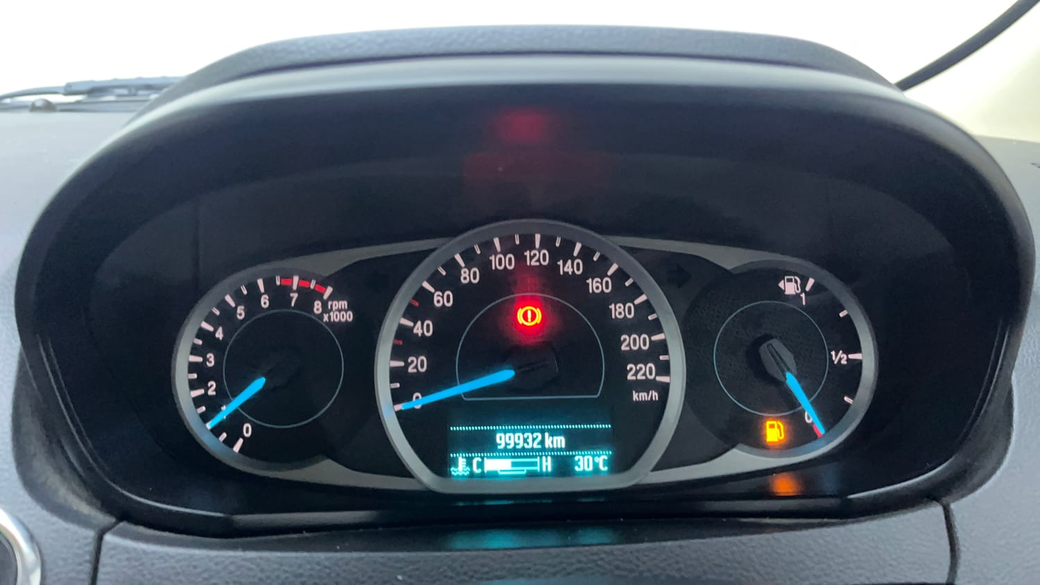 Used 2019 Ford Figo Aspire Titanium 1.2 Ti-VCT Petrol Manual interior CLUSTERMETER VIEW