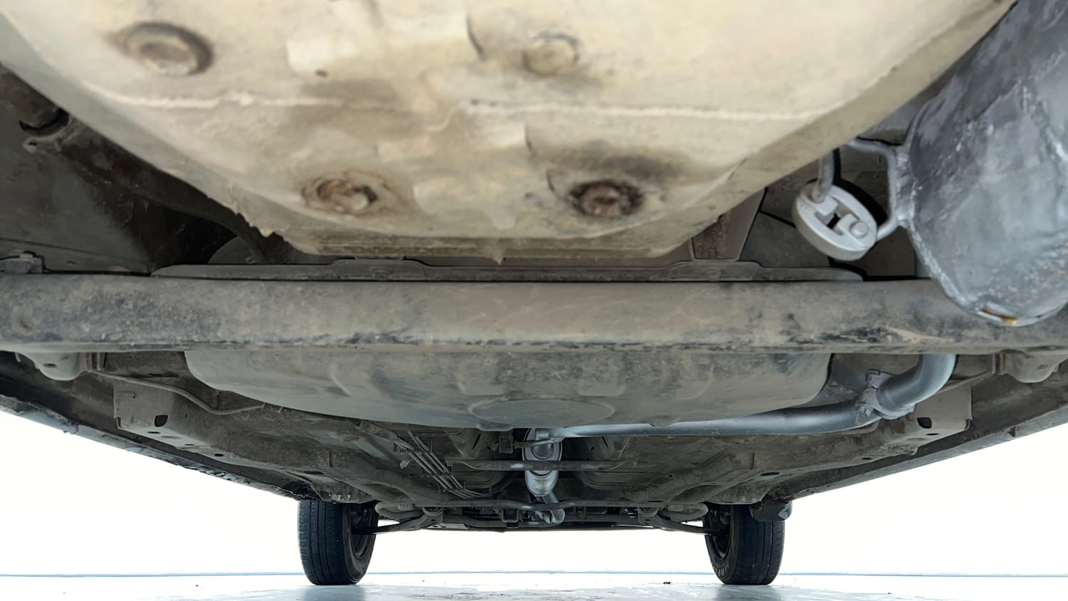 Used 2019 Tata Tiago Revotron XT Petrol Manual extra REAR UNDERBODY VIEW (TAKEN FROM REAR)