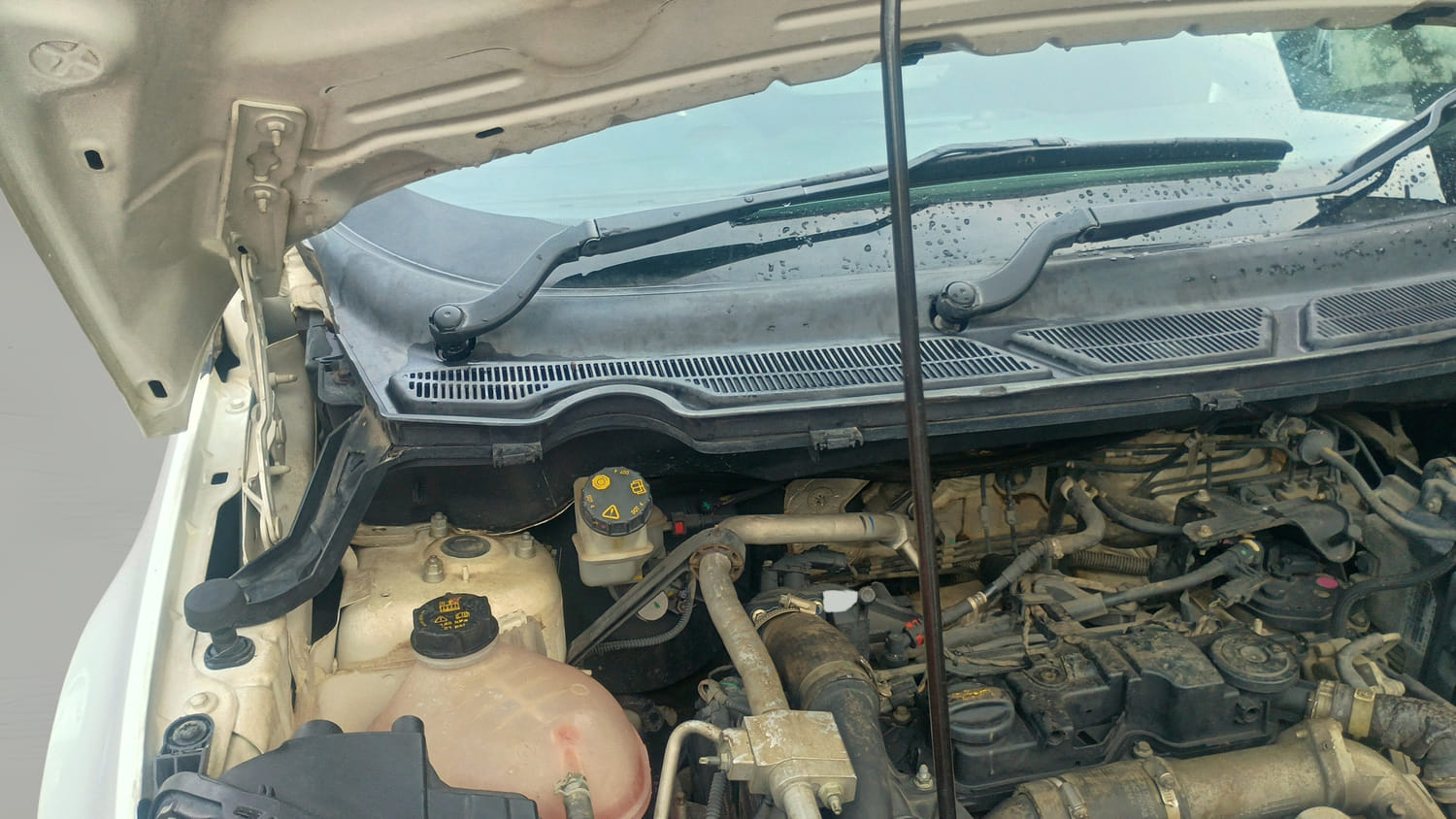 Used 2018 Ford EcoSport Titanium 1.5L TDCi Diesel Manual engine ENGINE RIGHT SIDE HINGE & APRON VIEW