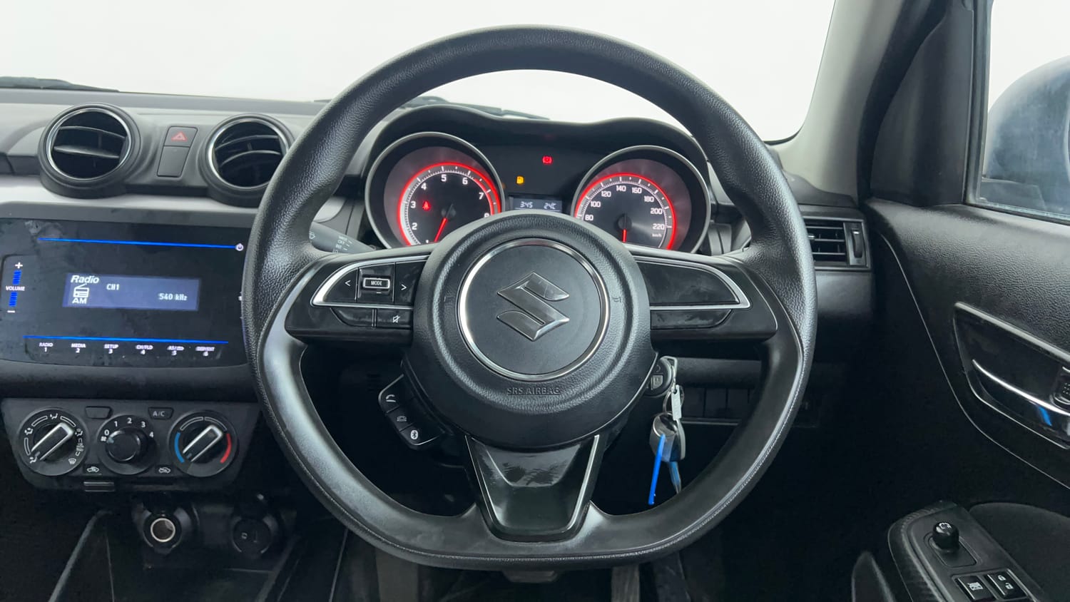 Used 2022 Maruti Suzuki Swift VXi AMT Petrol Automatic interior STEERING VIEW