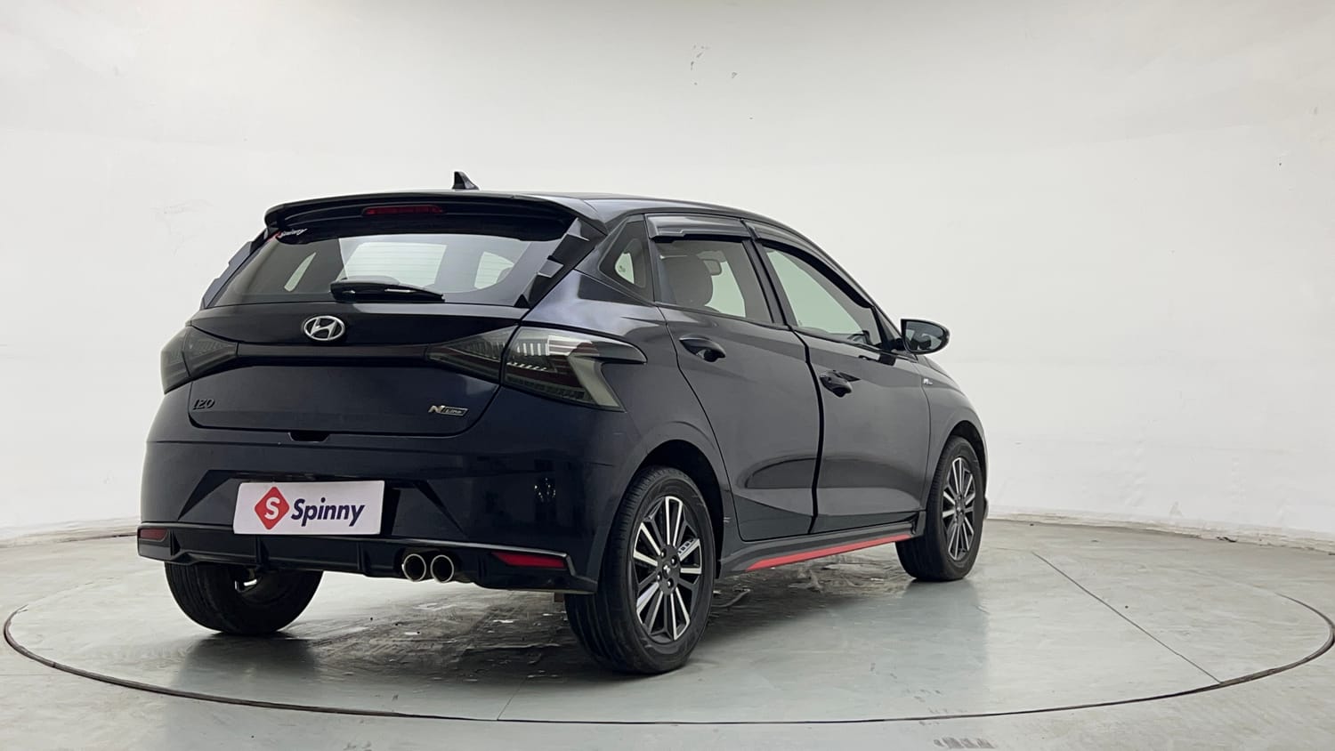 Used 2023 Hyundai i20 N Line N8 1.0 Turbo DCT Petrol Automatic exterior RIGHT REAR CORNER VIEW
