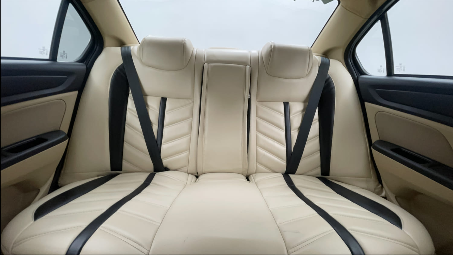 Used 2024 Honda Amaze S 1.2 Petrol MT Petrol Manual interior REAR SEAT CONDITION VIEW