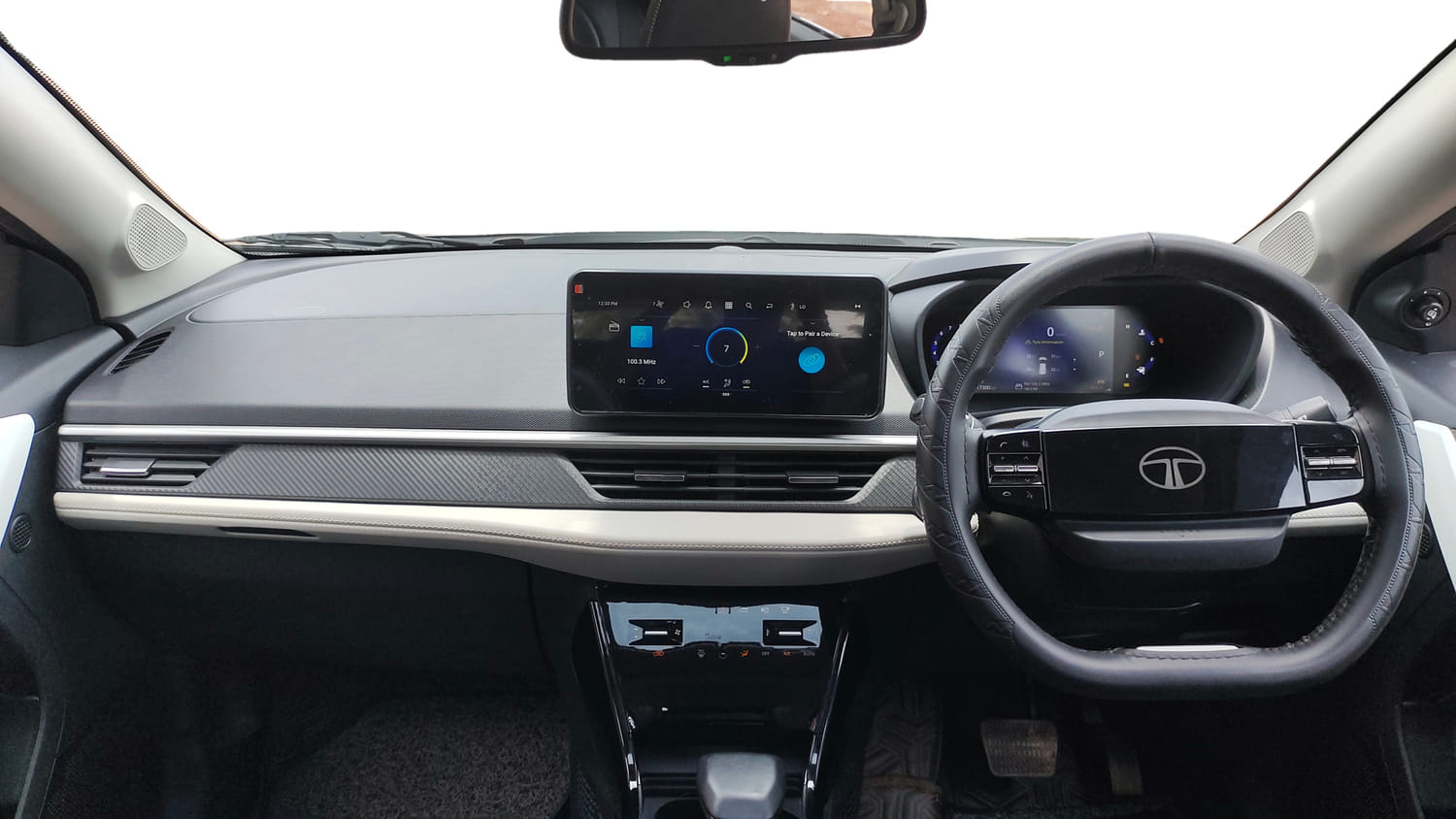 Used 2023 Tata Nexon Creative Plus S 1.2 Revotron Petrol 7DCA Petrol Automatic interior DASHBOARD VIEW