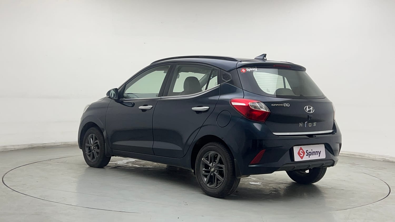 Used 2020 Hyundai Grand i10 Nios Sportz AMT 1.2 Kappa VTVT Petrol Automatic exterior LEFT REAR CORNER VIEW