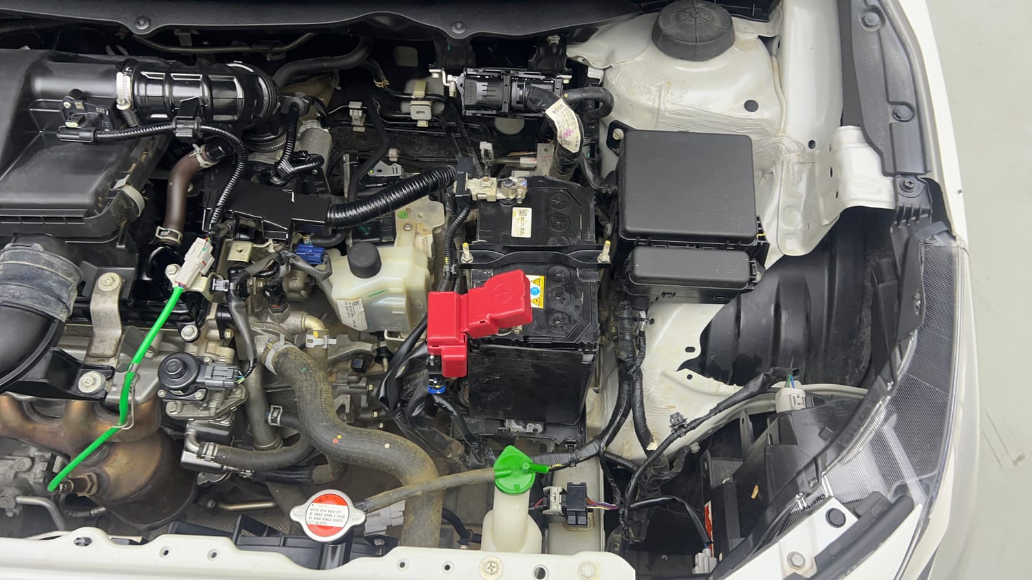 Used 2023 Maruti Suzuki Baleno Alpha AGS Petrol Automatic engine ENGINE LEFT SIDE VIEW