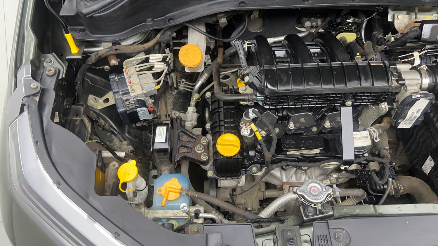 Used 2023 Tata Punch Camo Adventure Rhythm AMT Petrol Automatic engine ENGINE RIGHT SIDE VIEW