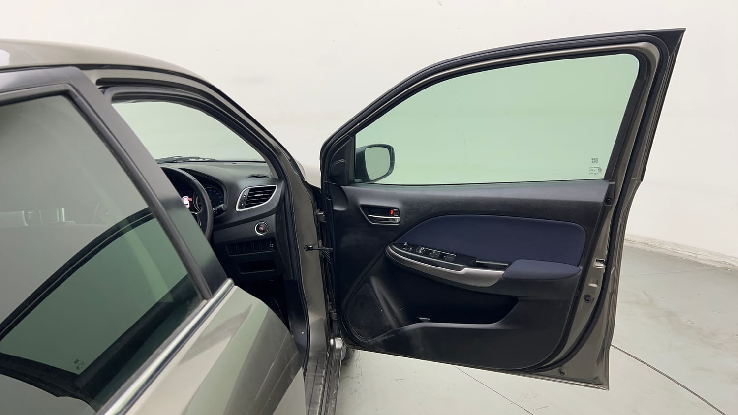 Used 2020 Toyota Glanza V Petrol Manual interior RIGHT FRONT DOOR OPEN VIEW