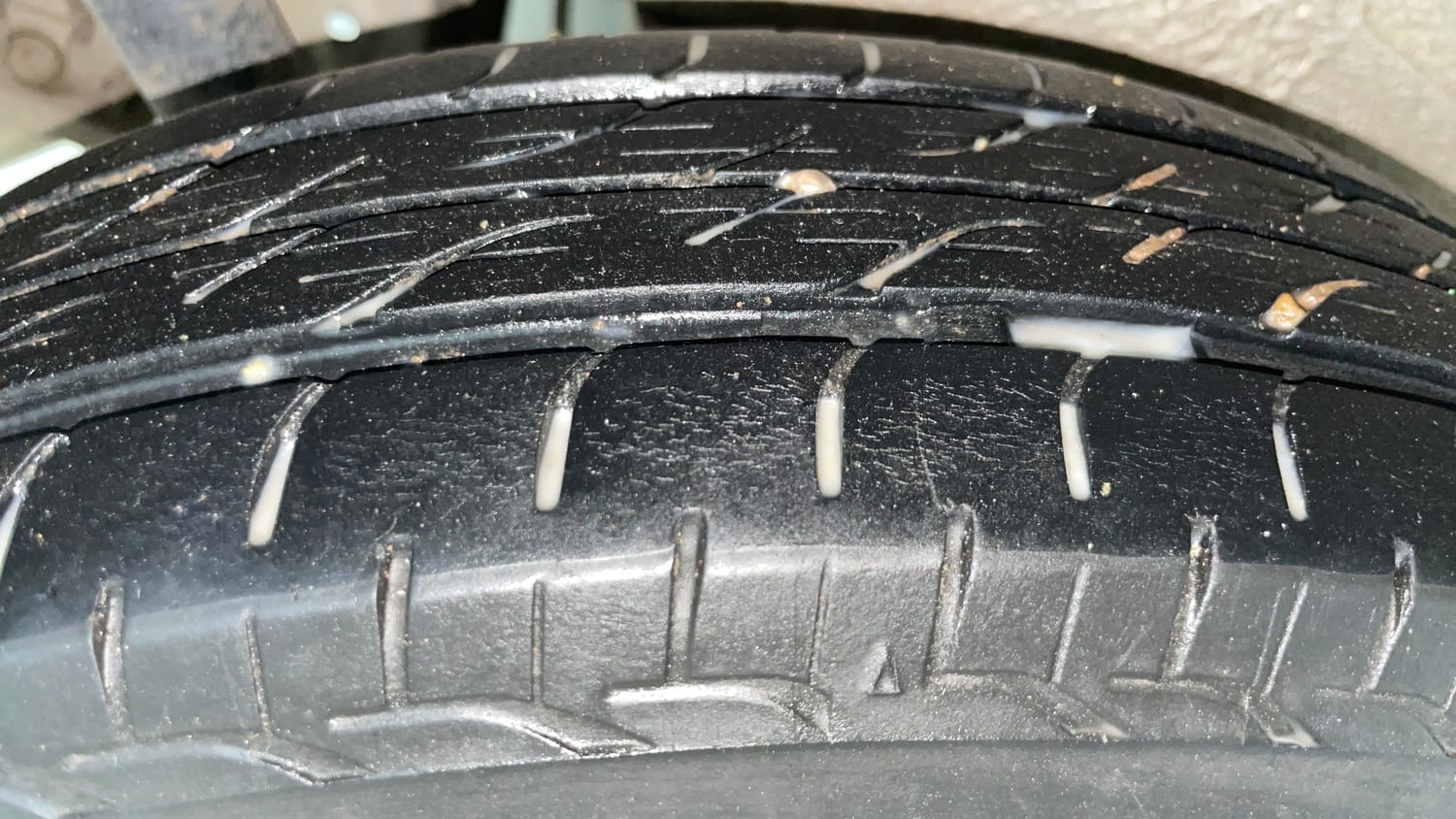 Used 2021 Maruti Suzuki Wagon R LXI Petrol Manual tyres RIGHT REAR TYRE TREAD VIEW