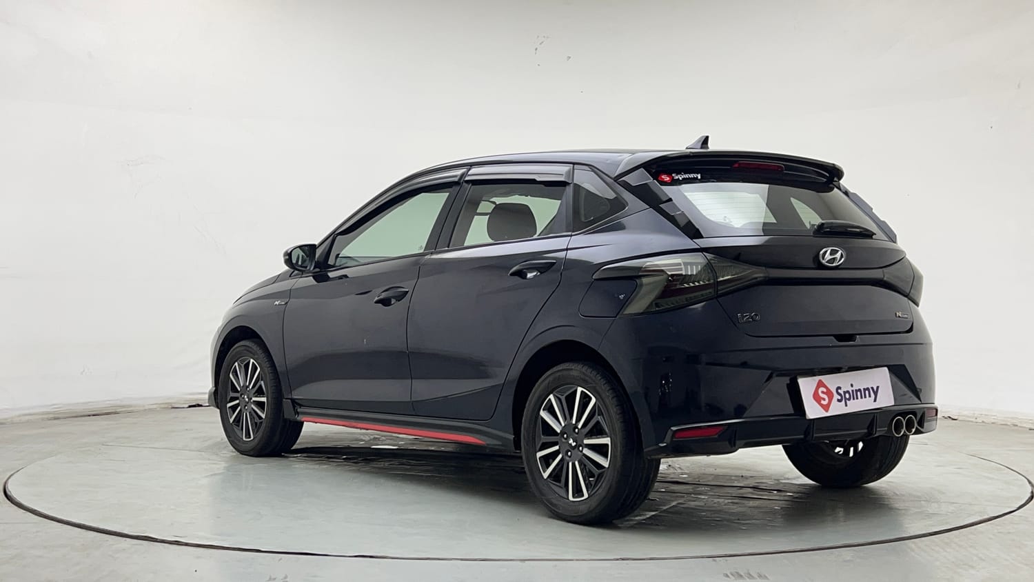 Used 2023 Hyundai i20 N Line N8 1.0 Turbo DCT Petrol Automatic exterior LEFT REAR CORNER VIEW