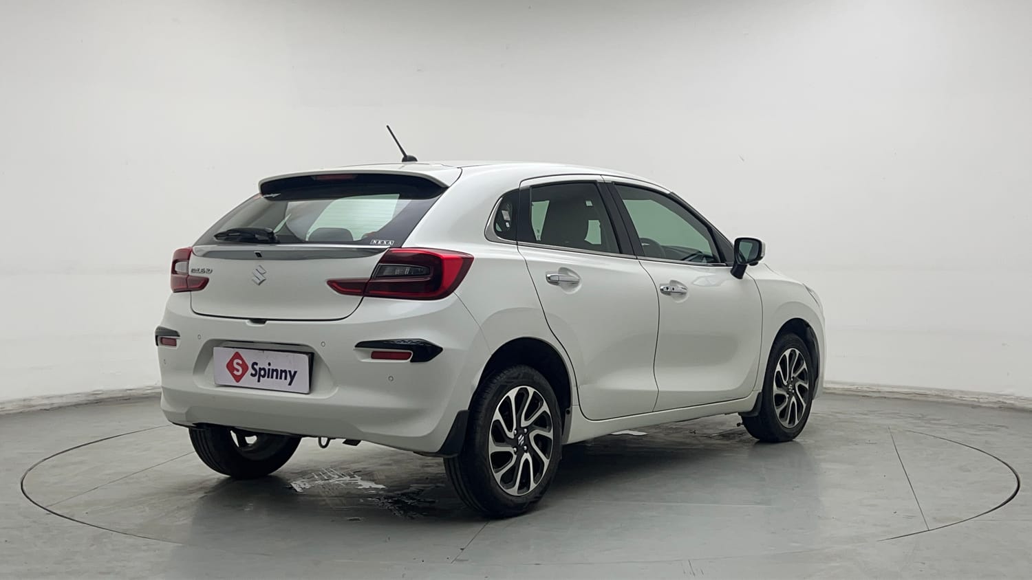 Used 2023 Maruti Suzuki Baleno Alpha AGS Petrol Automatic exterior RIGHT REAR CORNER VIEW