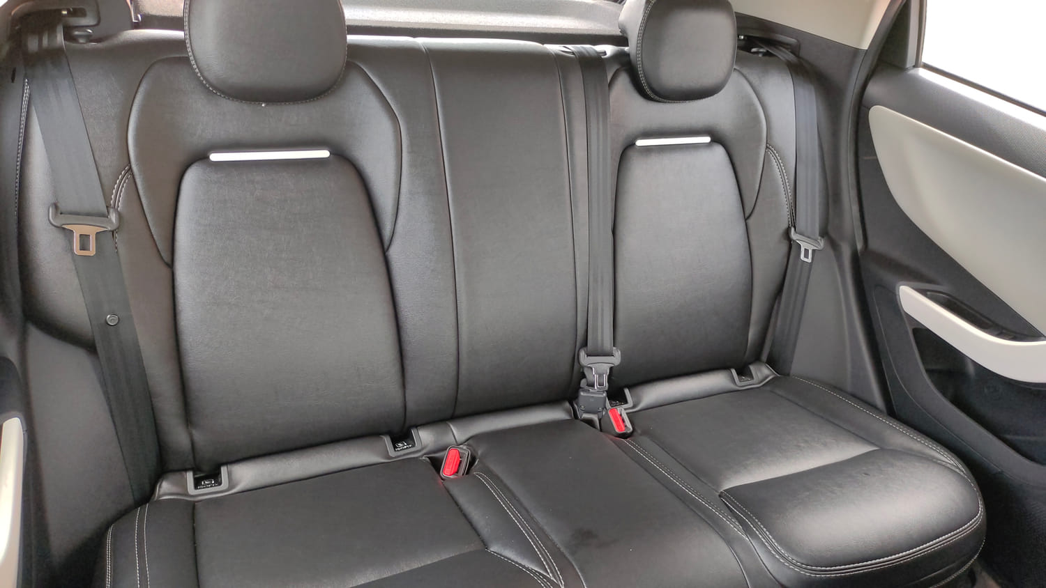 Used 2023 Tata Nexon Creative Plus S 1.2 Revotron Petrol 7DCA Petrol Automatic interior REAR SEAT CONDITION VIEW