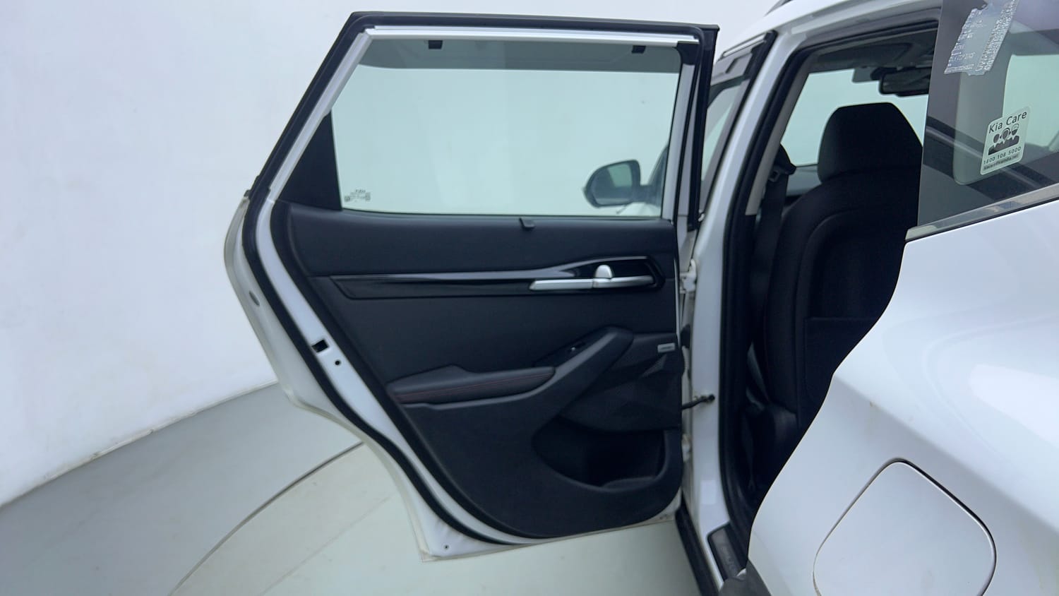 Used 2022 Kia Seltos GTX Plus 1.4 DCT Petrol Automatic interior LEFT REAR DOOR OPEN VIEW