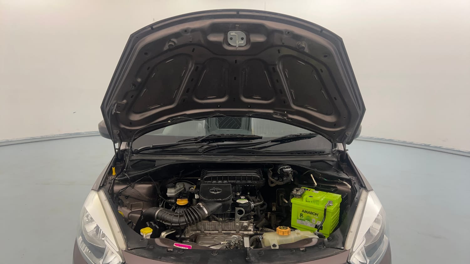 Used 2019 Tata Tiago Revotron XT Petrol Manual engine ENGINE & BONNET OPEN FRONT VIEW