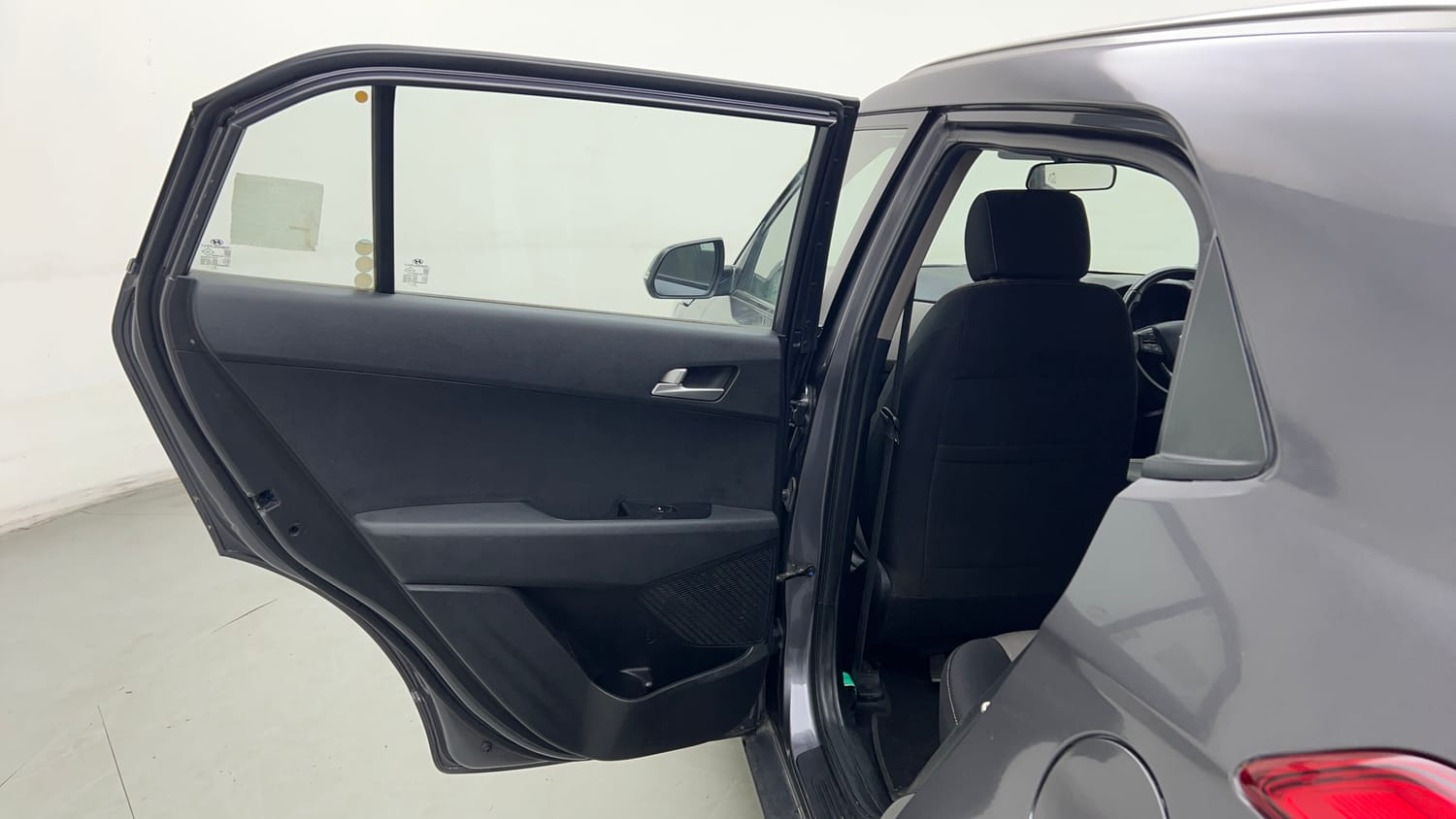 Used 2018 Hyundai Creta SX 1.6 AT CRDi Diesel Automatic interior LEFT REAR DOOR OPEN VIEW