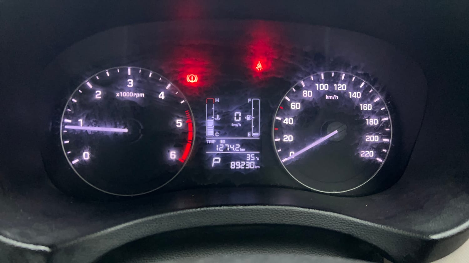 Used 2018 Hyundai Creta SX 1.6 AT CRDi Diesel Automatic interior CLUSTERMETER VIEW