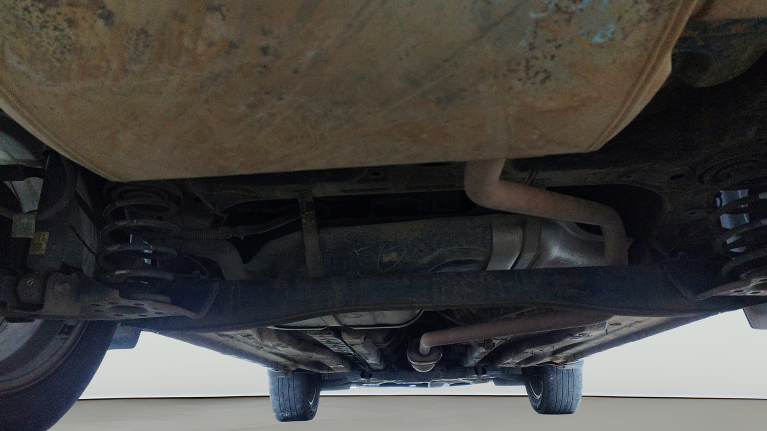 Used 2021 Hyundai Creta SX 1.5 Petrol Petrol Manual extra REAR UNDERBODY VIEW (TAKEN FROM REAR)