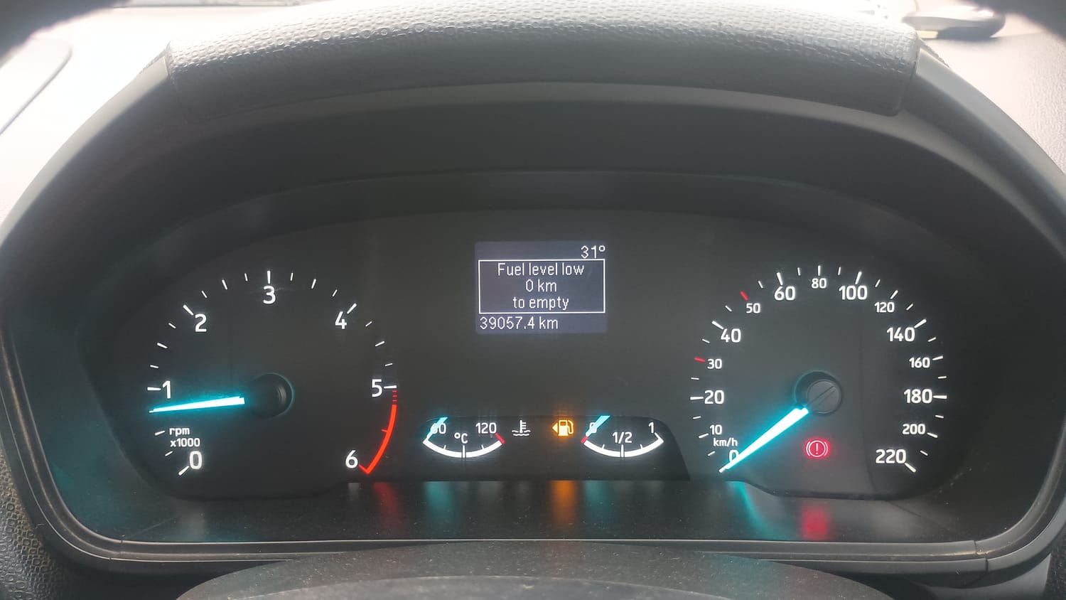 Used 2018 Ford EcoSport Titanium 1.5L TDCi Diesel Manual interior CLUSTERMETER VIEW