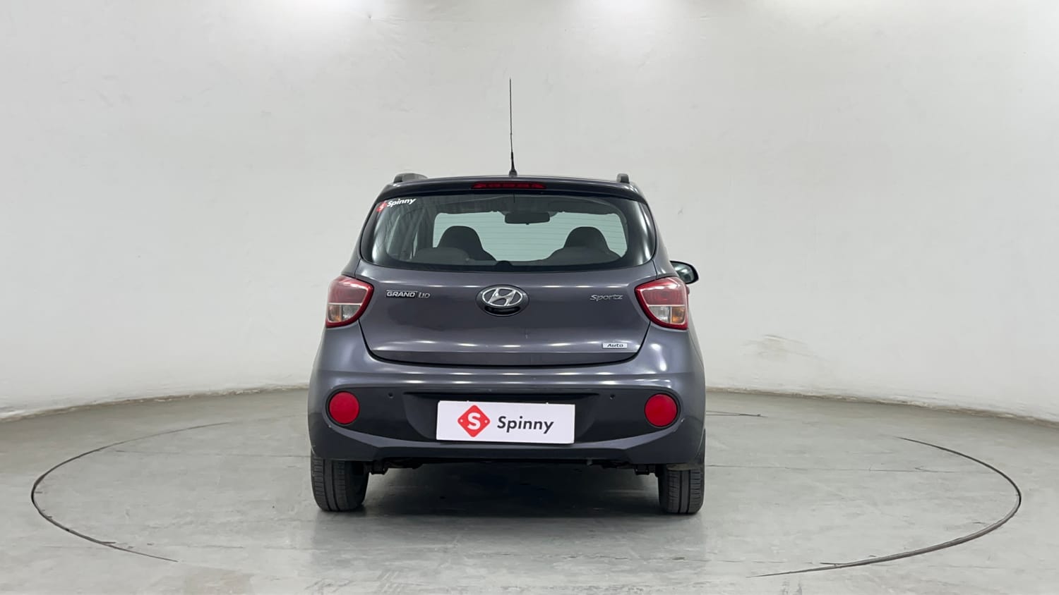 Used 2017 Hyundai Grand i10 Sportz (O) AT 1.2 Kappa VTVT Petrol Automatic exterior BACK VIEW