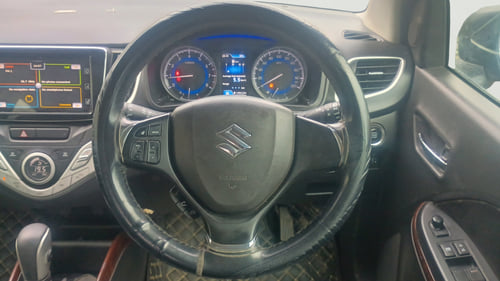 Used 2018 Maruti Suzuki Baleno Alpha 1.2 AT Petrol Automatic interior STEERING VIEW