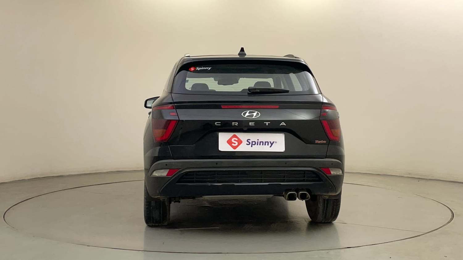 Used 2022 Hyundai Creta SX (O) 1.4 Turbo 7 DCT Petrol Automatic exterior BACK VIEW