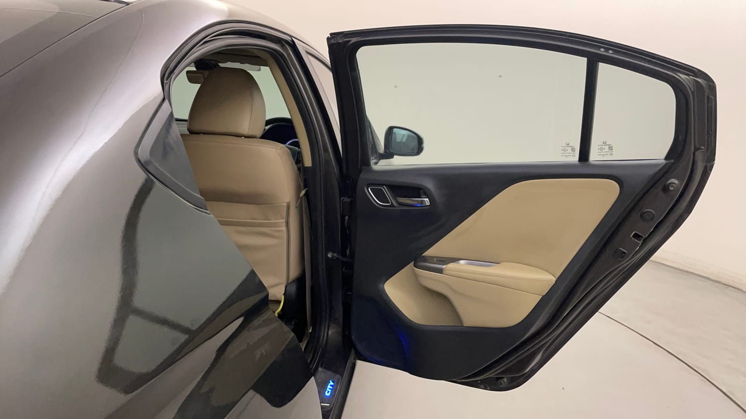 Used 2019 Honda City ZX CVT Petrol Petrol Automatic interior RIGHT REAR DOOR OPEN VIEW