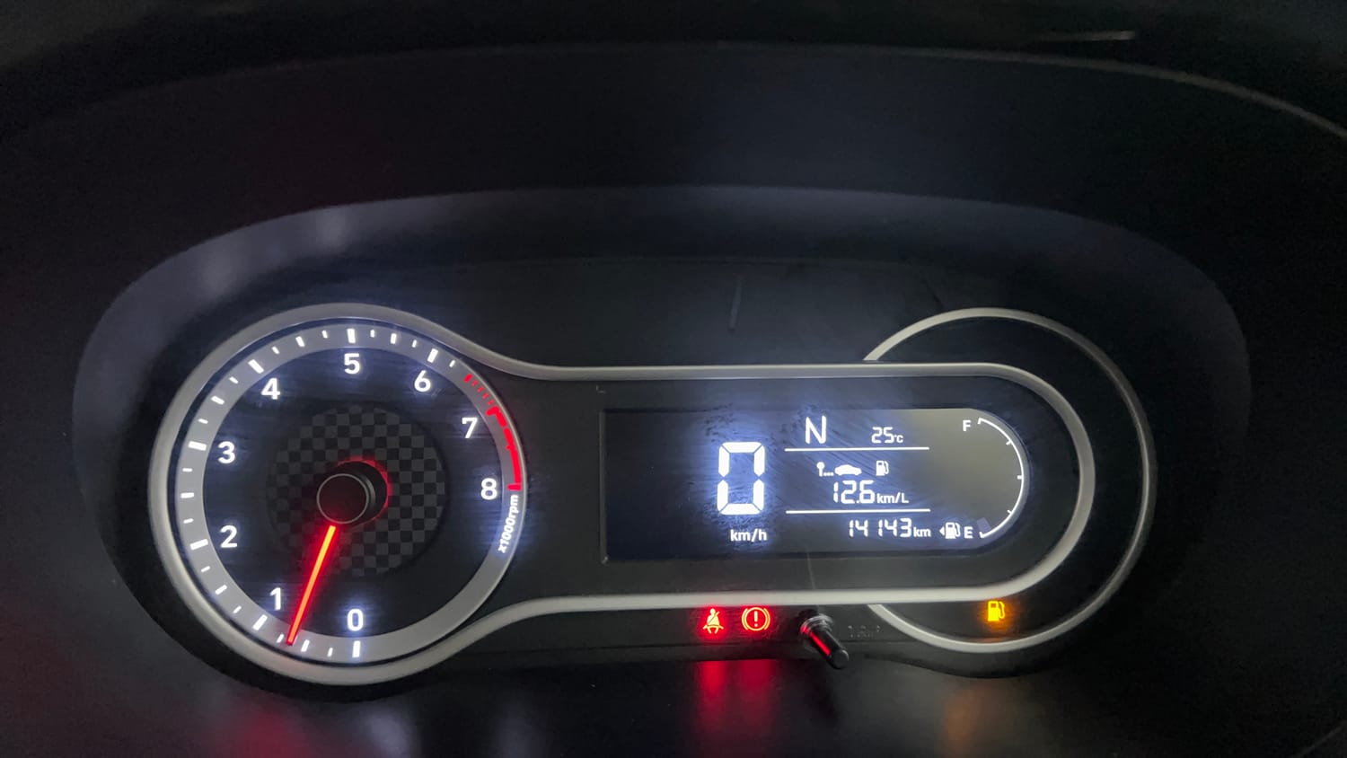 Used 2021 Hyundai Grand i10 Nios Sportz AMT 1.2 Kappa VTVT Petrol Automatic interior CLUSTERMETER VIEW