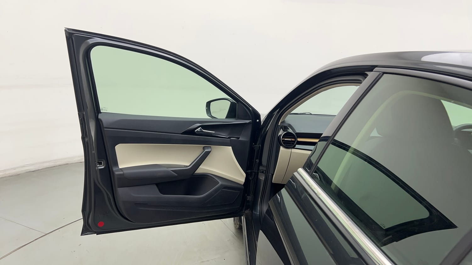 Used 2026 Skoda Slavia Prestige 1.0L TSI AT Petrol Automatic interior LEFT FRONT DOOR OPEN VIEW