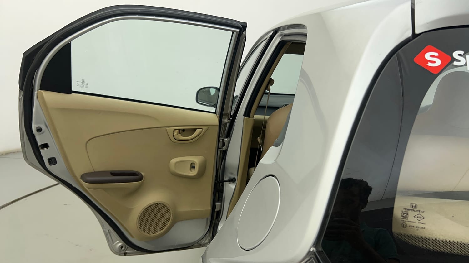 Used 2013 Honda Brio S MT Petrol Manual interior LEFT REAR DOOR OPEN VIEW