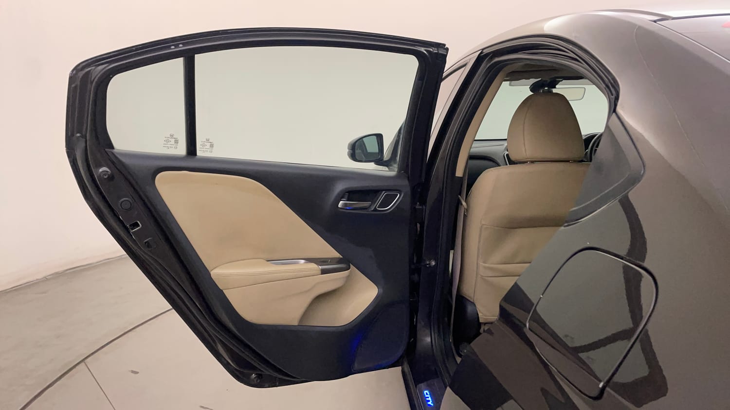 Used 2019 Honda City ZX CVT Petrol Petrol Automatic interior LEFT REAR DOOR OPEN VIEW