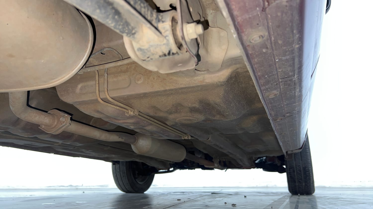 Used 2017 Maruti Suzuki Alto K10 VXi AMT Petrol Automatic extra REAR RIGHT UNDERBODY VIEW