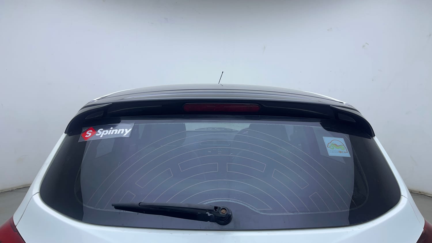Used 2023 Tata Tiago EV XZ Plus Tech LUX Long Range Electric Automatic exterior BACK WINDSHIELD VIEW