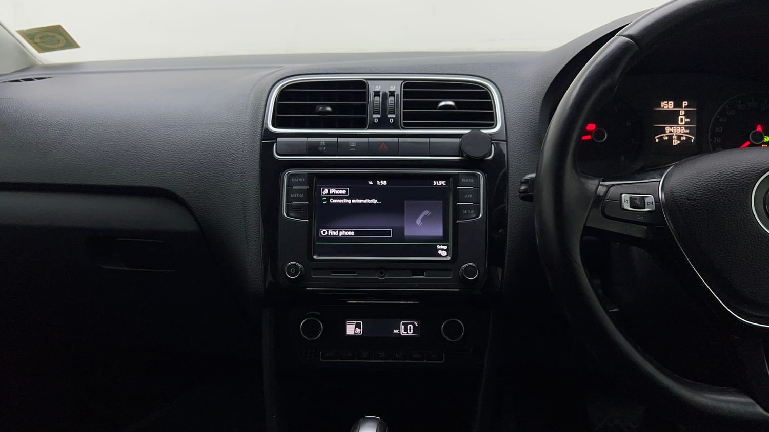 Used 2021 Volkswagen Polo GT Petrol Automatic interior MUSIC SYSTEM & AC CONTROL VIEW