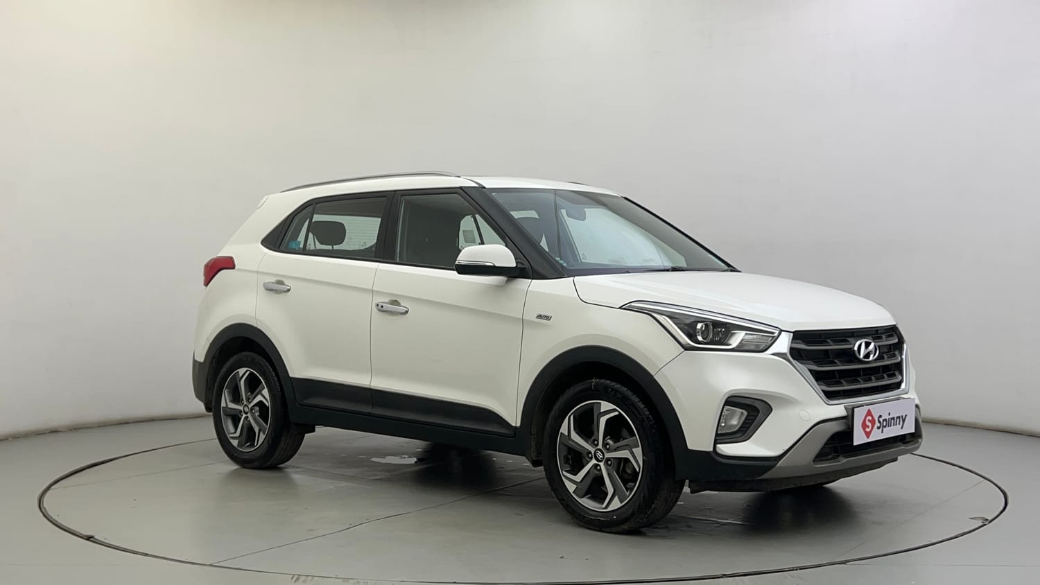 Used 2018 Hyundai Creta SX 1.6 AT Petrol Petrol Automatic exterior RIGHT FRONT CORNER VIEW