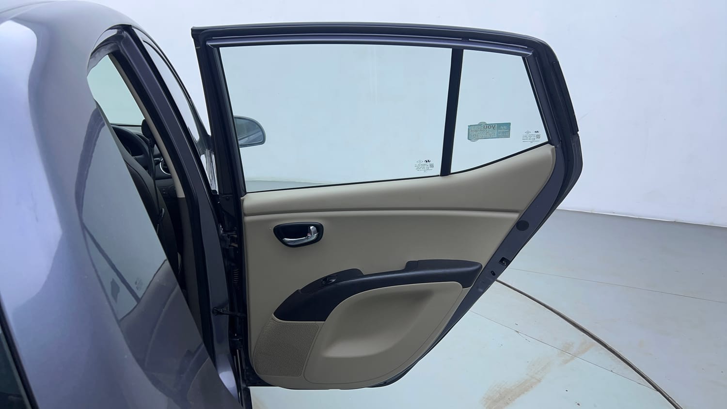 Used 2014 Hyundai i10 Sportz 1.1 iRDE2 Petrol Manual interior RIGHT REAR DOOR OPEN VIEW