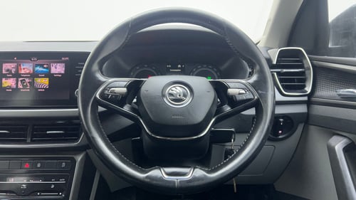 Used 2022 Skoda Kushaq Ambition 1.0L TSI AT Petrol Automatic interior STEERING VIEW