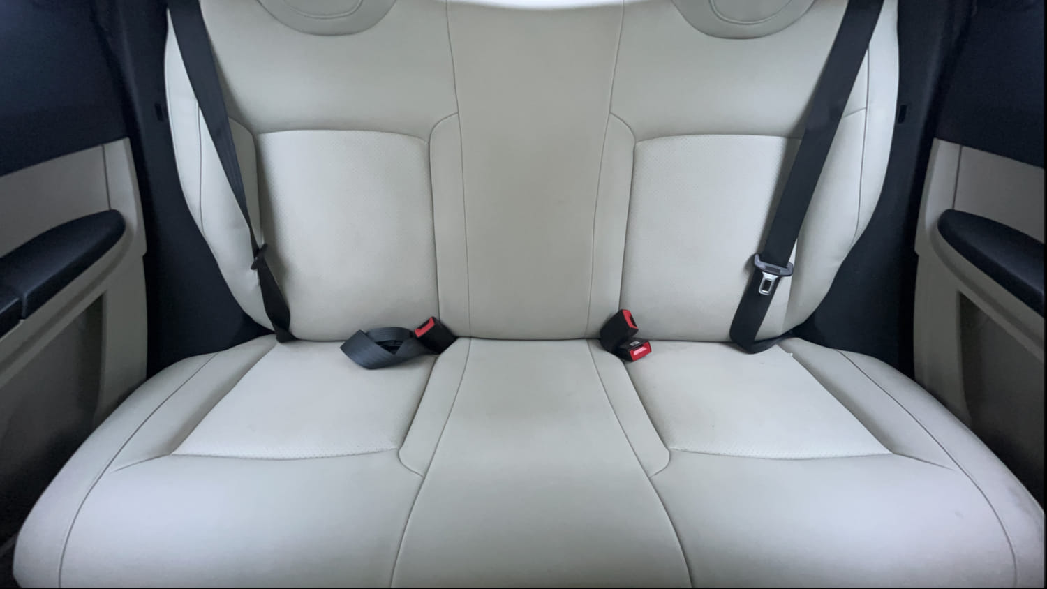 Used 2023 Tata Tiago EV XZ Plus Tech LUX Long Range Electric Automatic interior REAR SEAT CONDITION VIEW