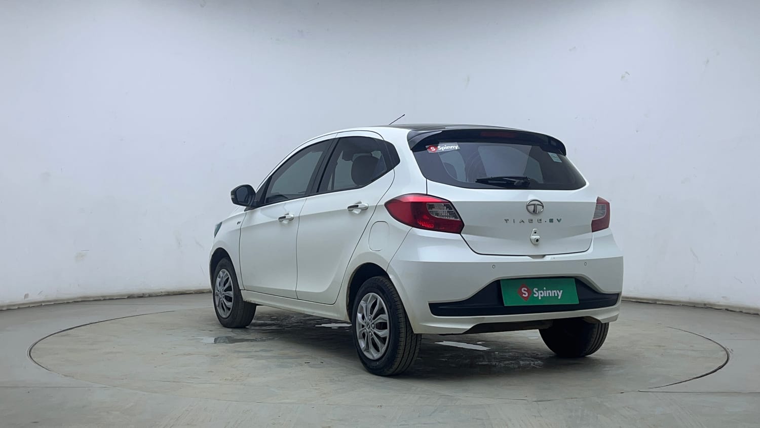 Used 2023 Tata Tiago EV XZ Plus Tech LUX Long Range Electric Automatic exterior LEFT REAR CORNER VIEW