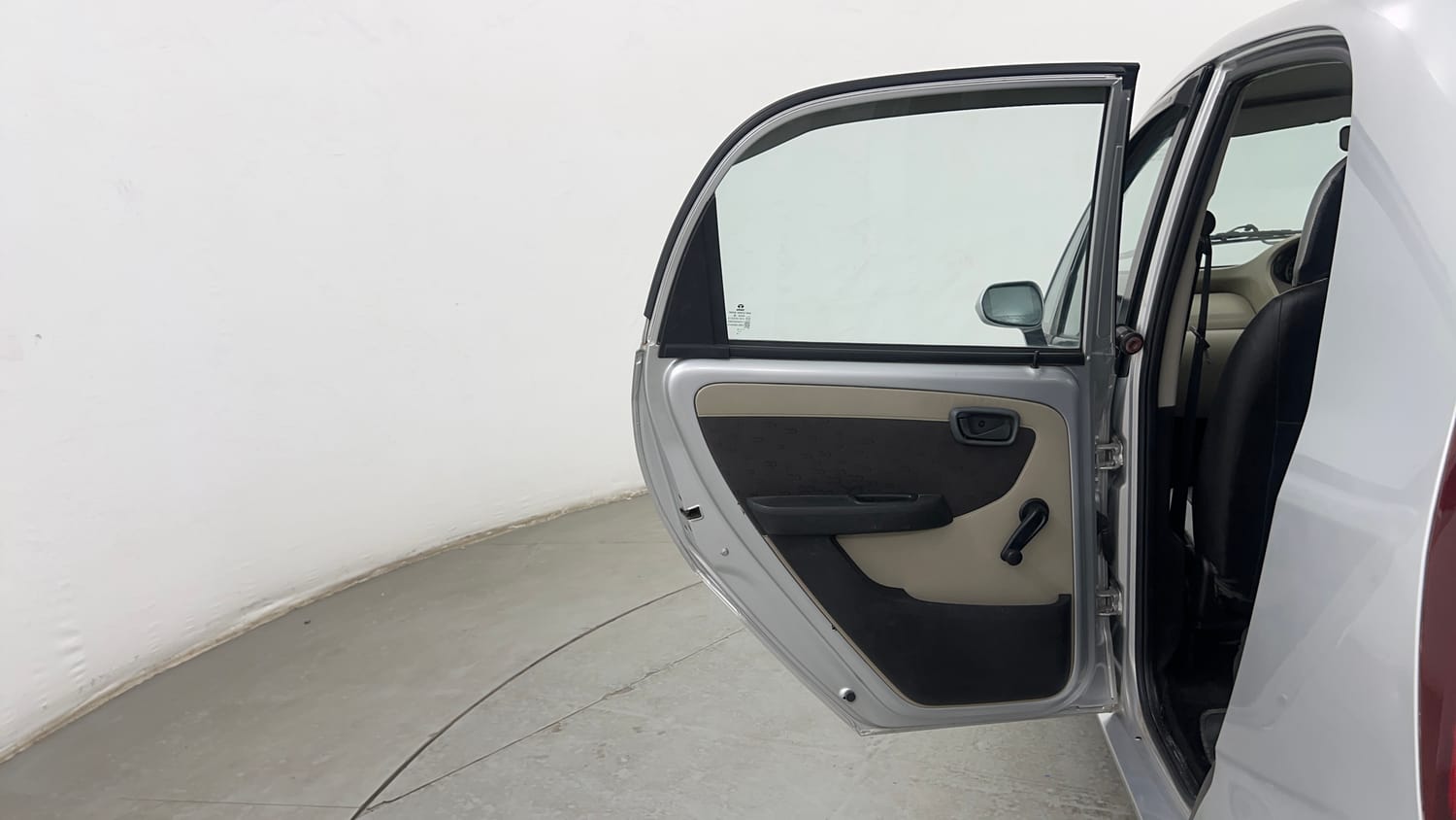 Used 2015 Tata Nano Twist XTA Petrol Automatic interior LEFT REAR DOOR OPEN VIEW