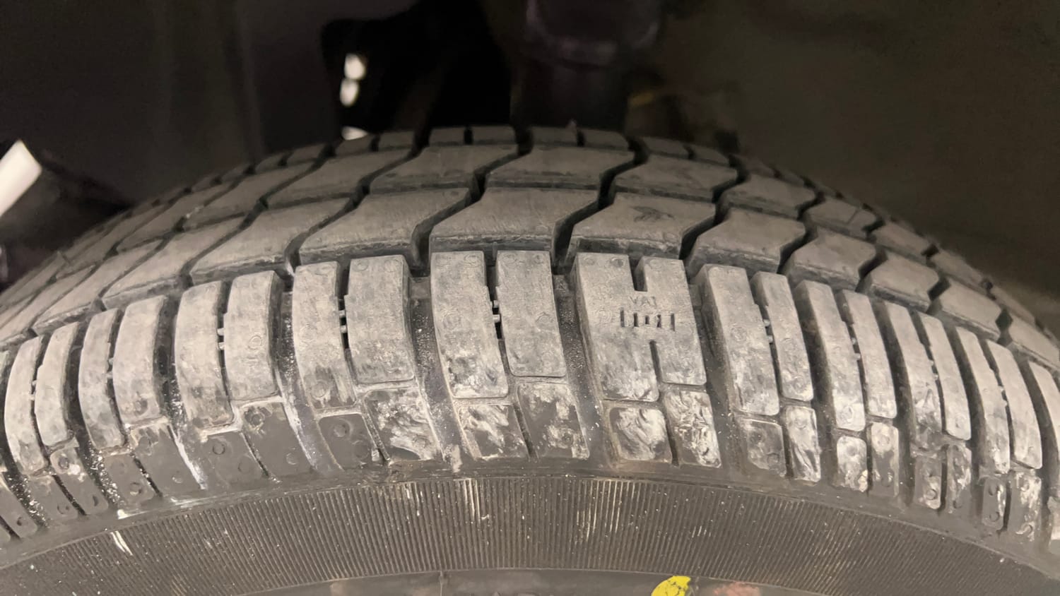 Used 2015 Tata Nano Twist XT Petrol Manual tyres LEFT FRONT TYRE TREAD VIEW